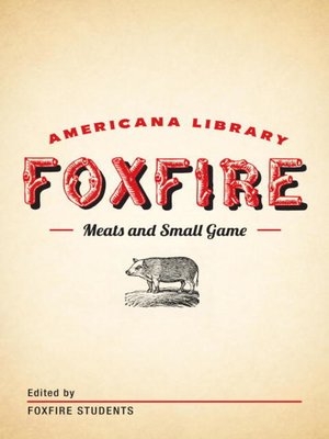 cover image of Meats and Small Game
